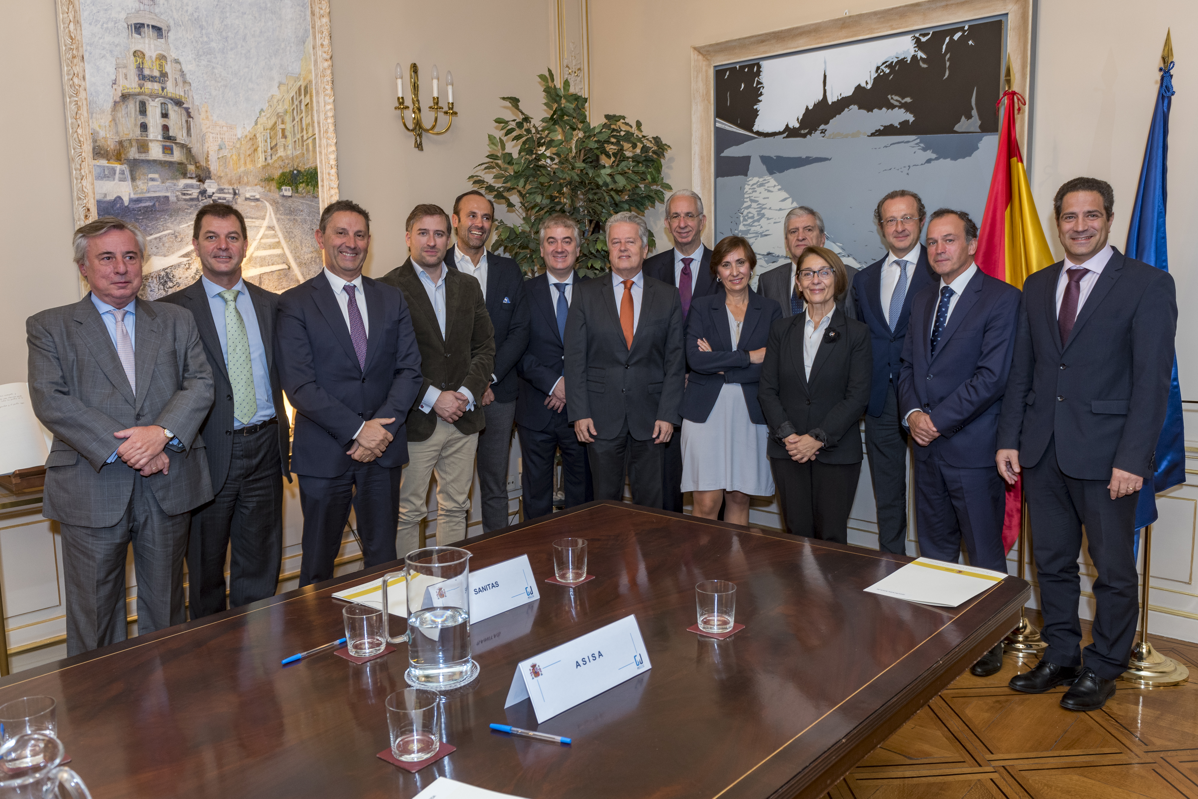 Firma de la prórroga del concierto sanitario para 2020