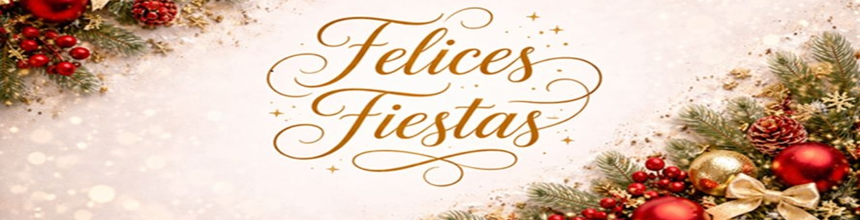 ¡FELICES FIESTAS!